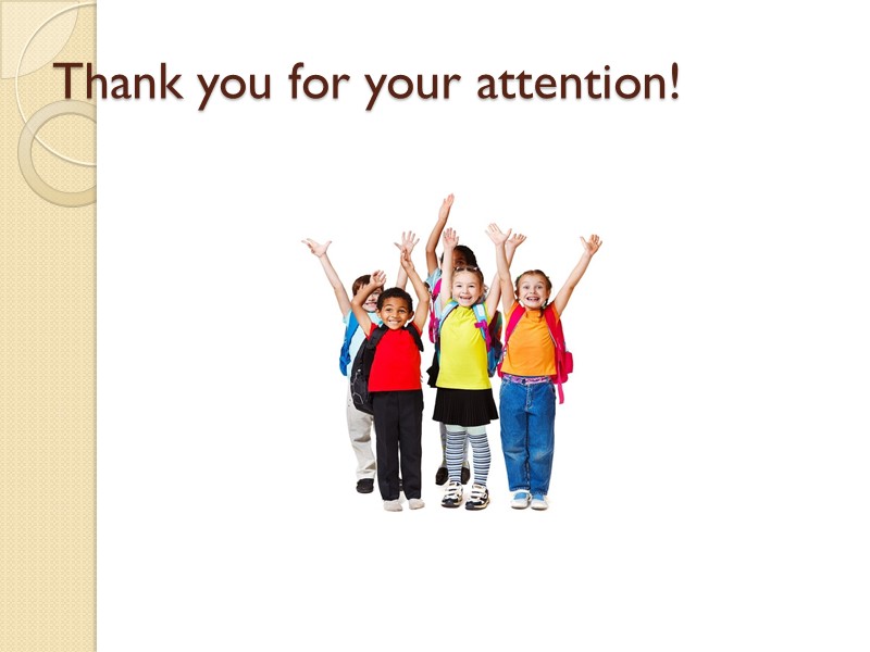 Thank you for your attention!